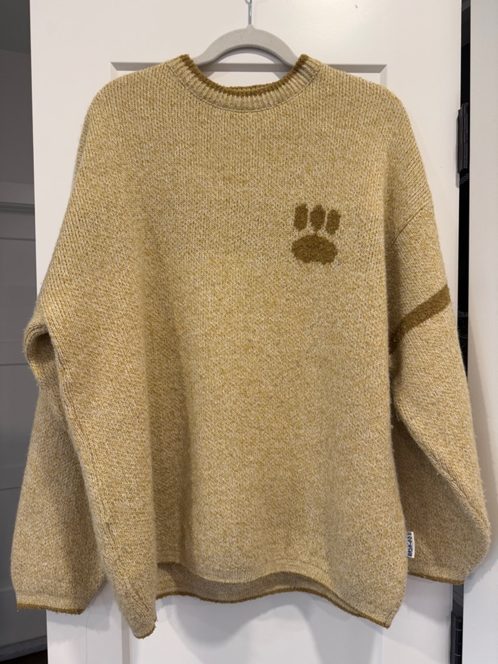 Trois Riviéres Mustard Paw Sweater
